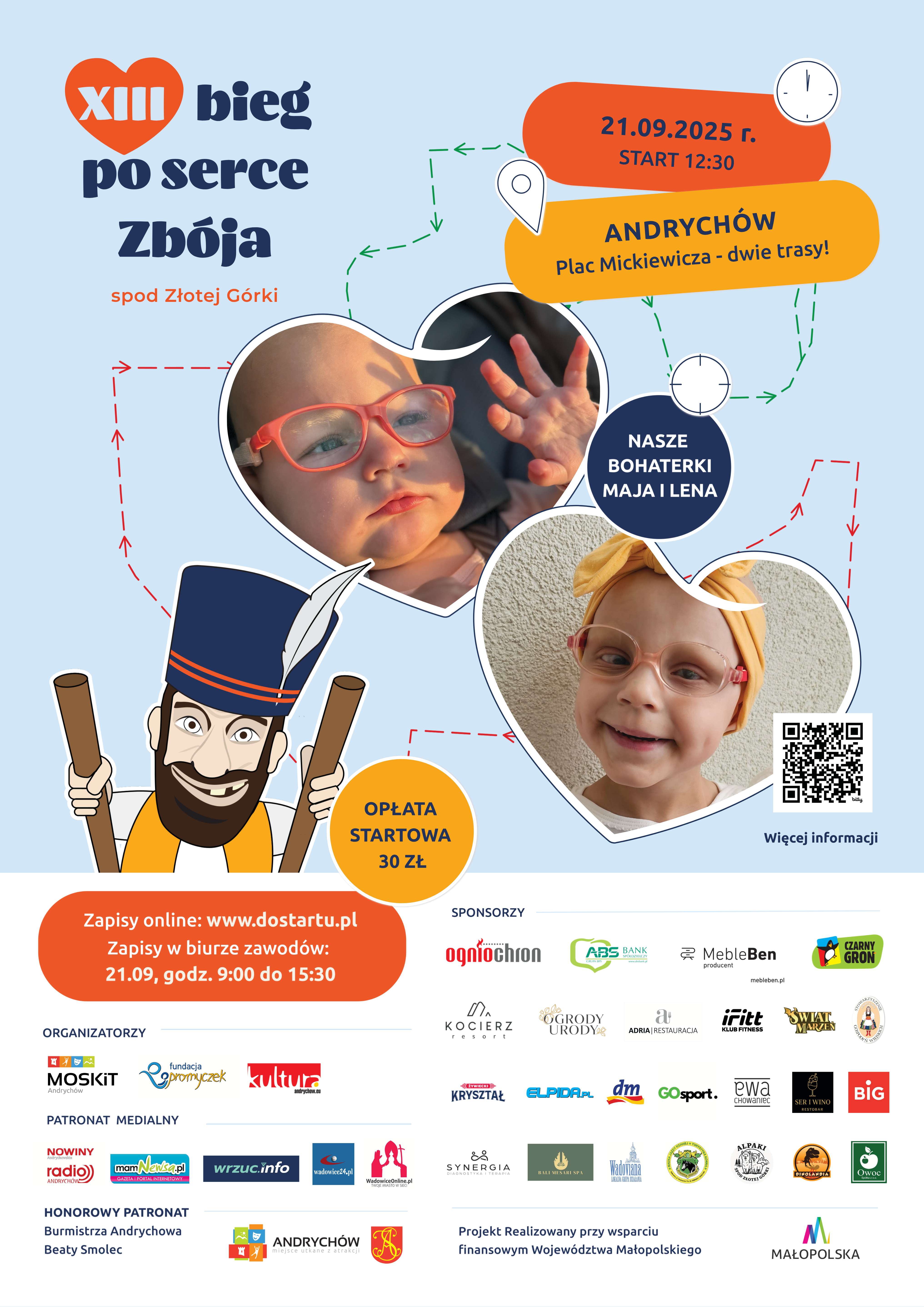 plakat biegu A3