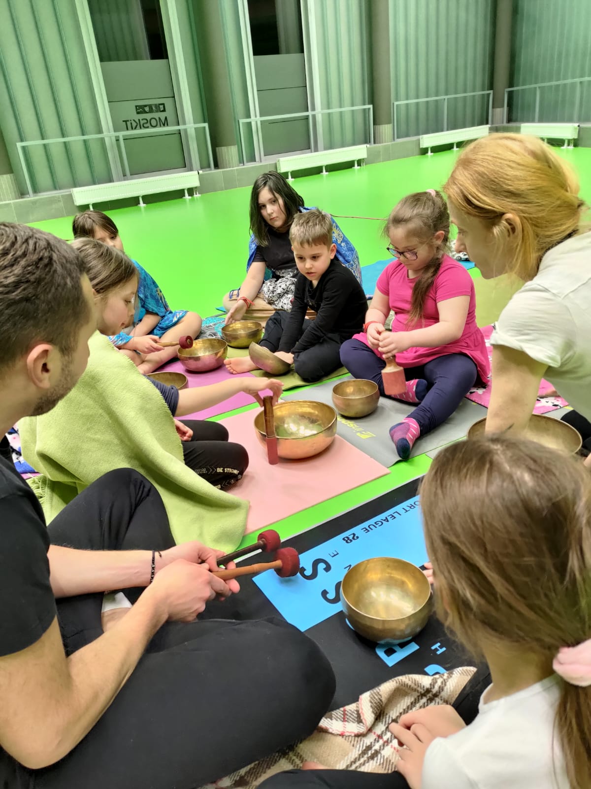 Uczestnicy zajęć Joga Kids