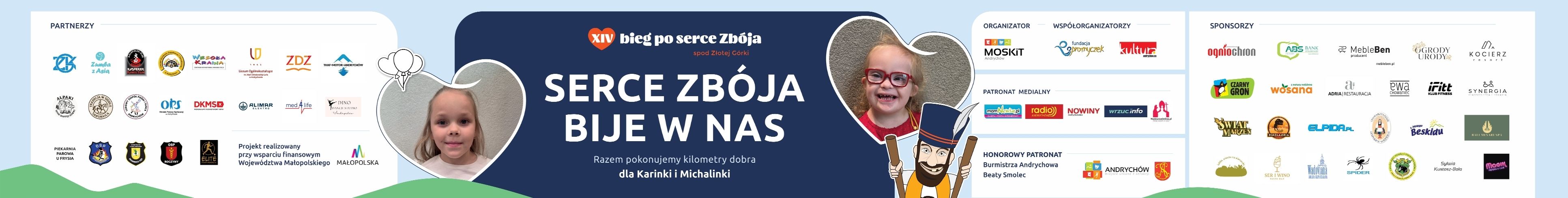 baner z&nbsp;logotypami partnerów i&nbsp;sponsorów wydarzenia