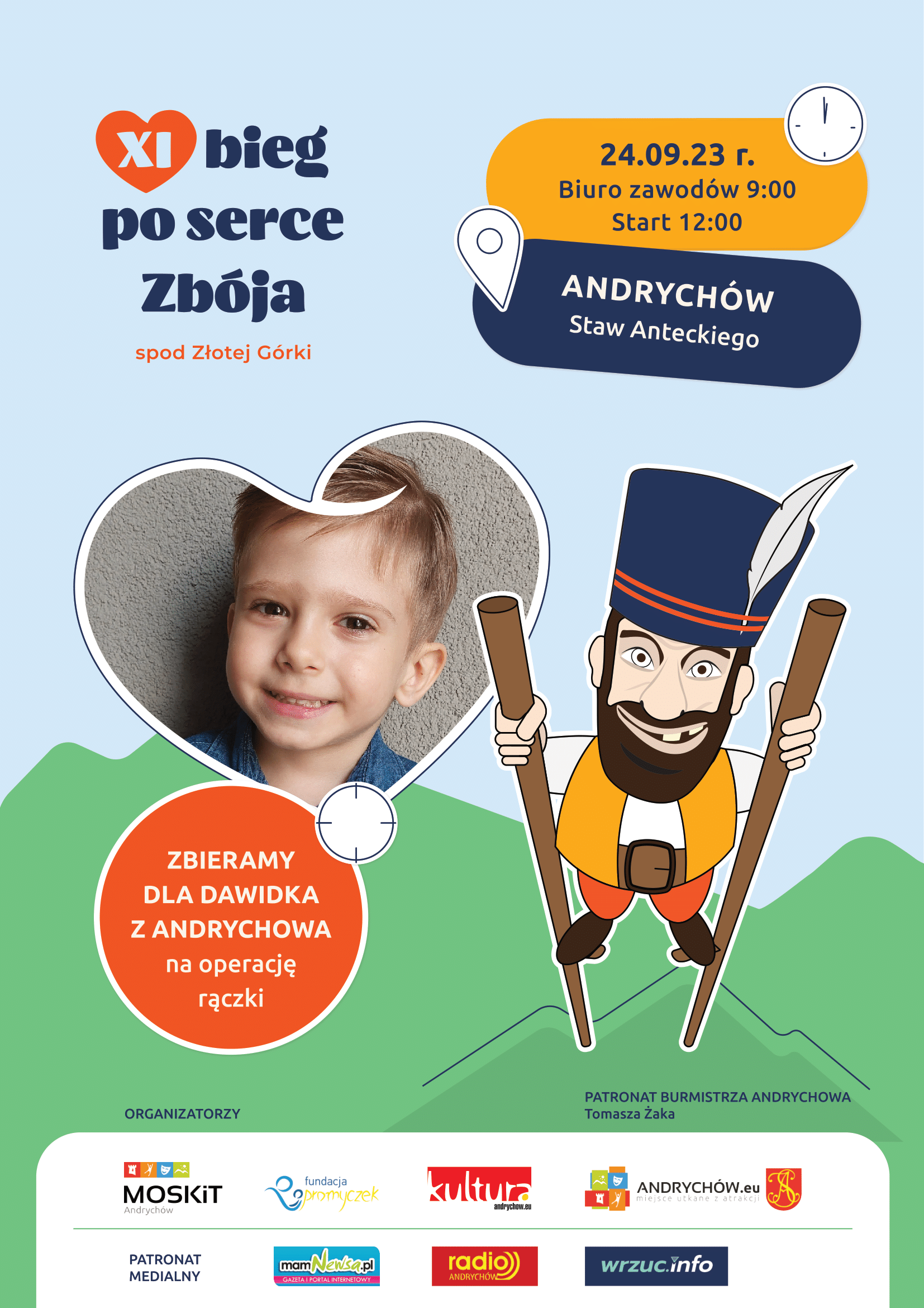 Plakat bieg ogólny