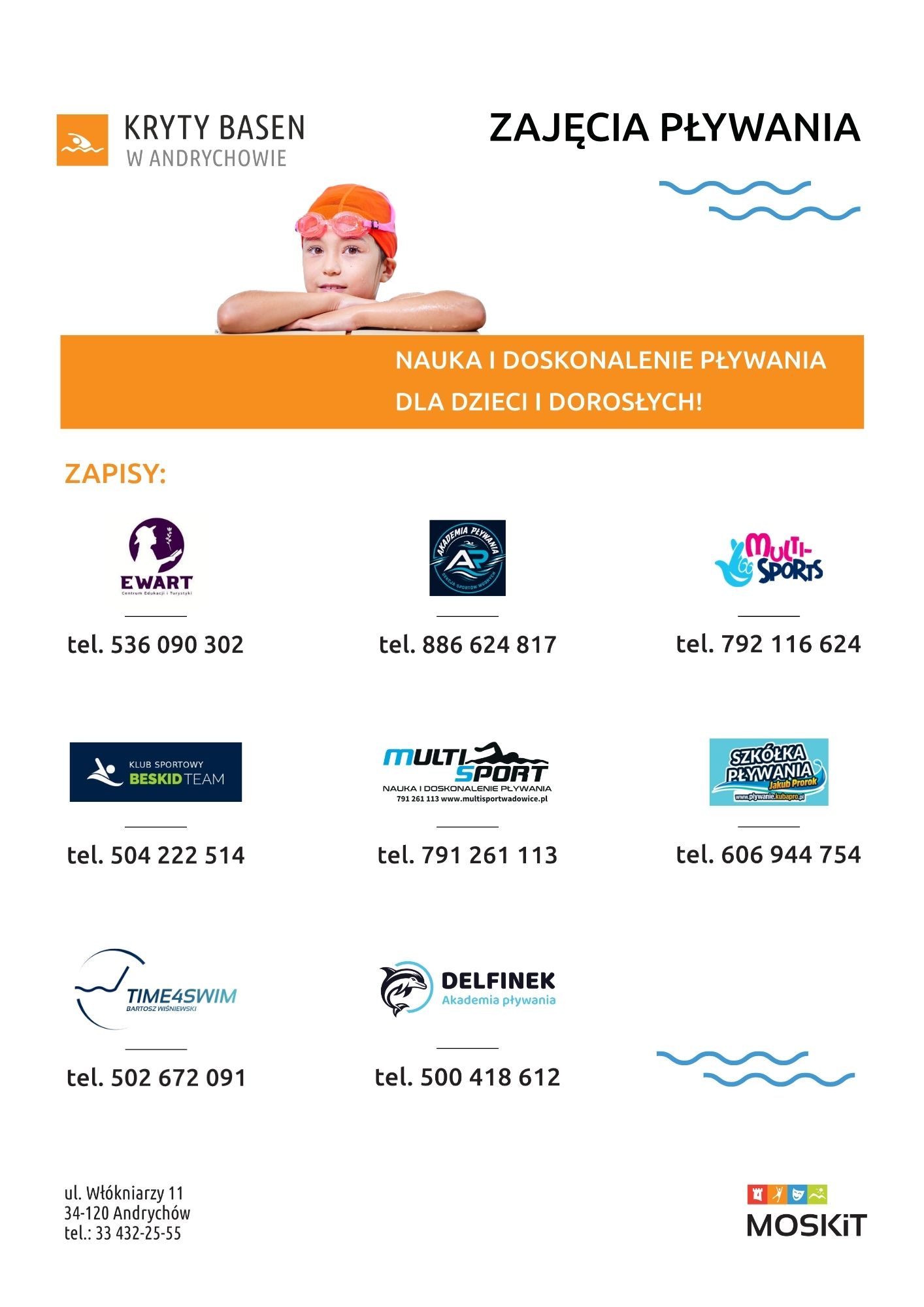 Zajęcia pływania