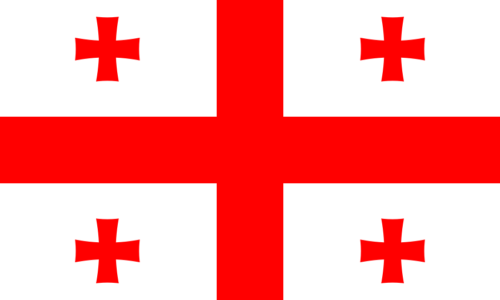 Flaga Gruzja