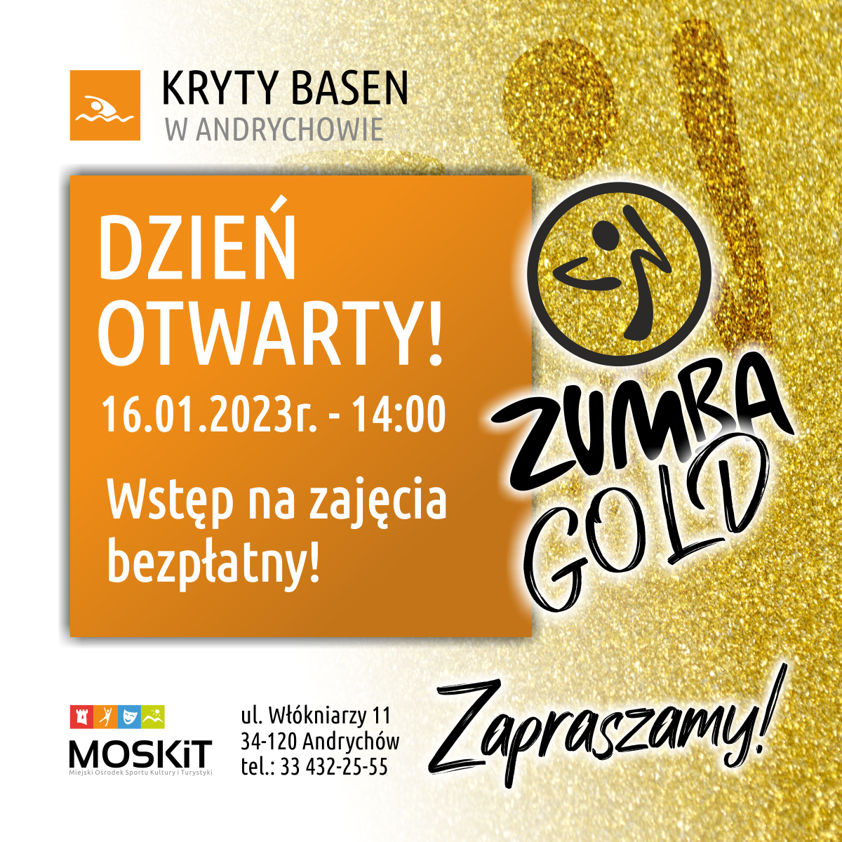 zumba dzień otwarty baner