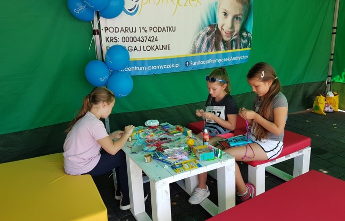 Bieg Zbója uczestnicy animacje dla dzieci