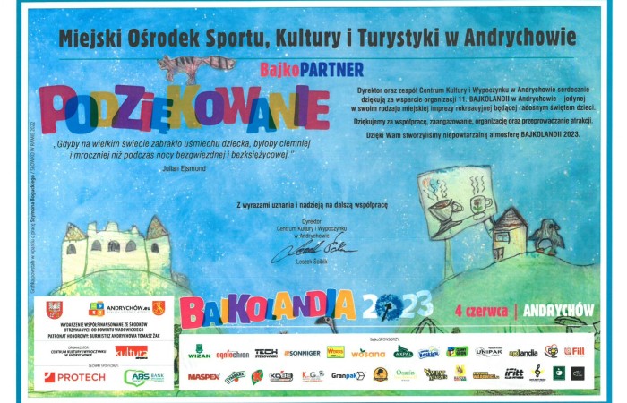 podziękowanie dla MOSKIT