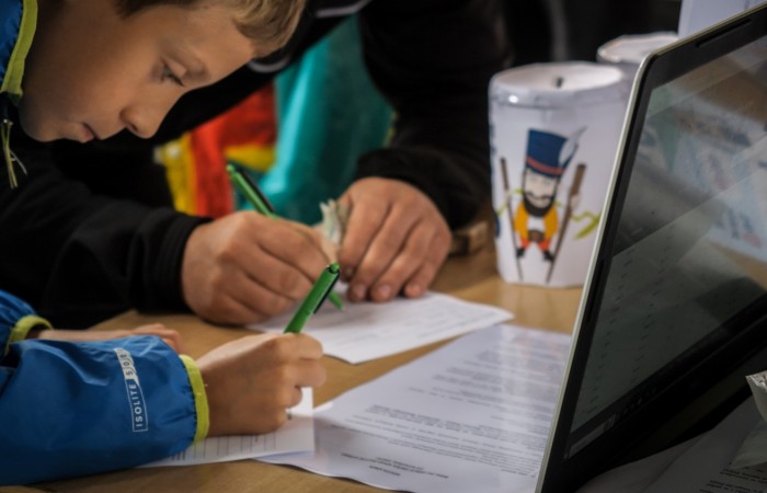 Uczestnicy Biegu po serce Zbója