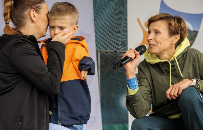 Uczestnicy Biegu po serce Zbója