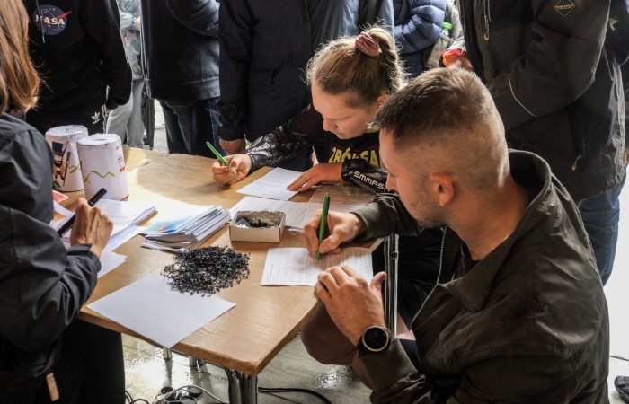 Uczestnicy Biegu po serce Zbója