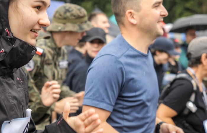 Uczestnicy Biegu po serce Zbója