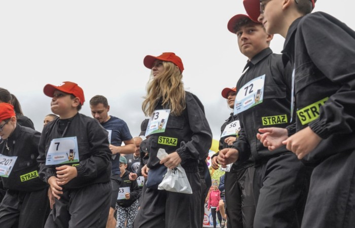 Uczestnicy Biegu po serce Zbója