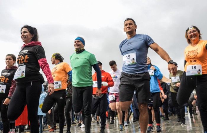 Uczestnicy Biegu po serce Zbója