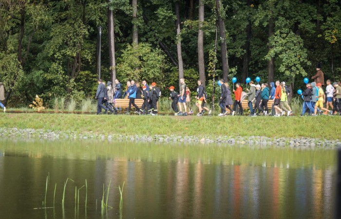 Uczestnicy Biegu po serce Zbója