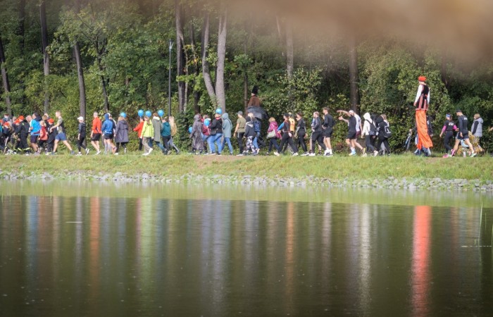 Uczestnicy Biegu po serce Zbója