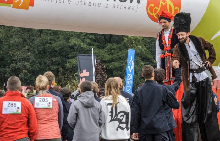 Uczestnicy Biegu po serce Zbója