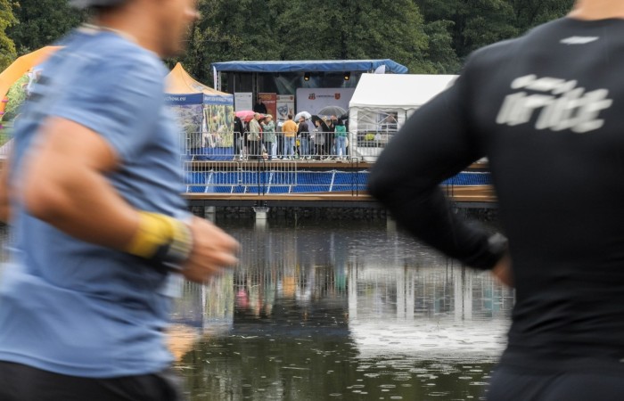 Uczestnicy Biegu po serce Zbója