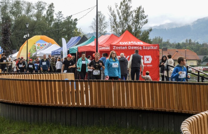 Uczestnicy Biegu po serce Zbója