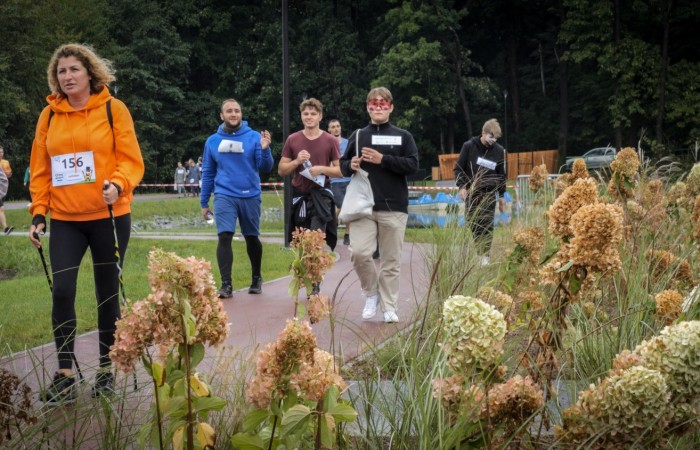 Uczestnicy Biegu po serce Zbója